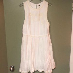 Never worn free people white dress